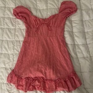 B Darlin Coral Eyelet Dress